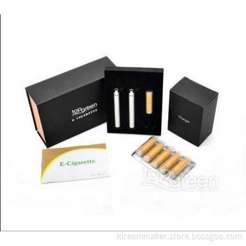 latest design 808D e-cigarette 450-500puffs 3.7v colored bat